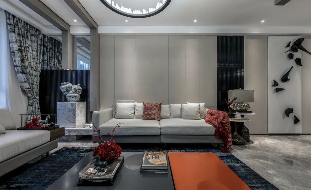 125㎡優(yōu)雅新中式，加入很多中式元素裝飾，營造氛圍感