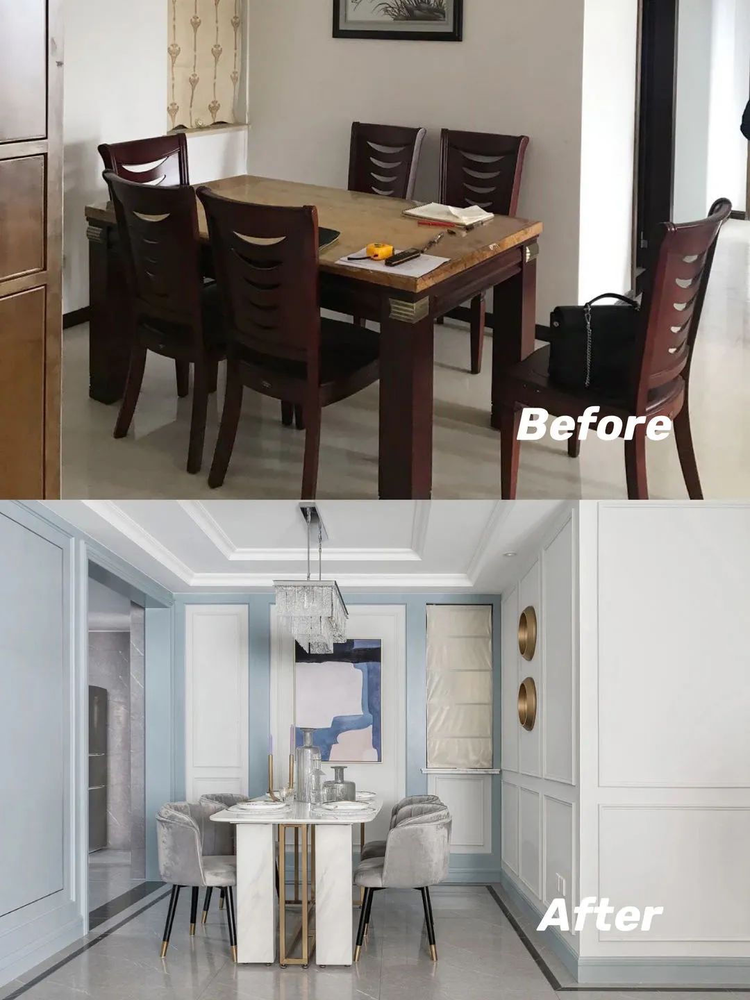 二手房翻新 | 爆改后“重生” 120平老舊房變身美式輕奢家